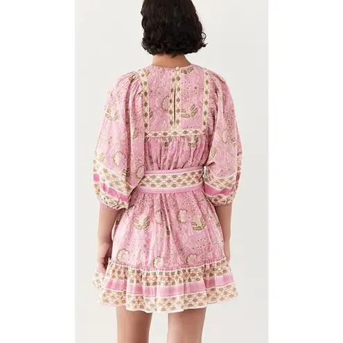 Cleobella 💕💕 Magdalena Mini Dress ~ Pink Wildflower Block Print Medium M NWT