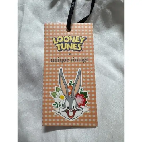 Unique Vintage Unique Vintage Looney Tunes Bugs Bunny Floral Embroidered Top Size L