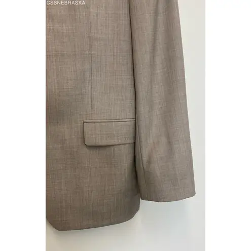 Ralph Ralph Lauren Beige Blazer 10%Wool Silk Check Suit Jacket Mens