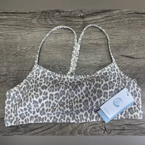 Johnny Was  Calme Life in Balance Endurance Leopard Print Sports Bra‎ NWT