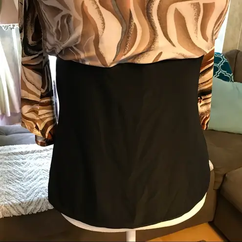 Fashion Bug 5/$25 Dressy blouse top with deep V Neck and side ruching work wear office wear