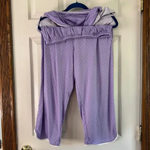 Flora Nikrooz Flora Pajama Set Sleepwear Polka Dot V Neck Loungewear Comfy Medium