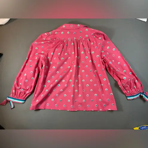 Blair Woolverton Vintage Skirt and Blouse Set with Belt Size 12 Pink