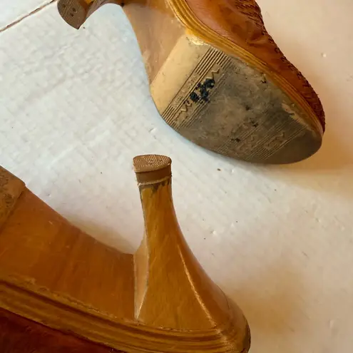 Nina Vintage Leather Mules