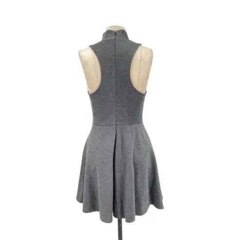 Kit & Ace Monaco Gray Racerback Sleeveless Fit & Flare Dress Size 6
