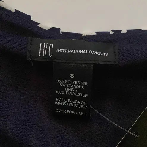 Inc international Concepts Bali Batik sleeveless banded mini dress, size small