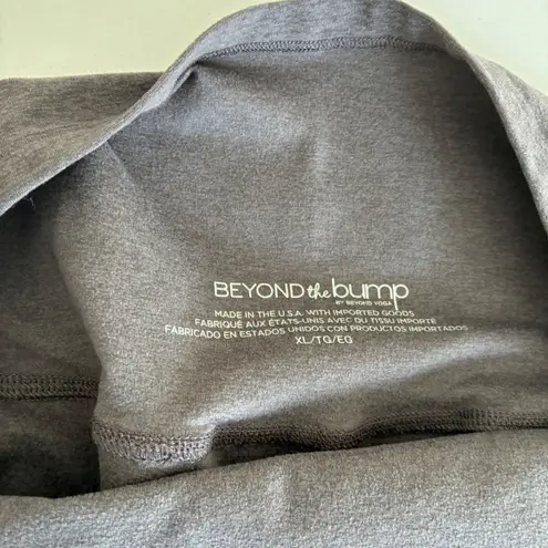 Beyond Yoga Beyond the Bump by Maternity Jogger Pants Charcoal Grey XL - Image 4