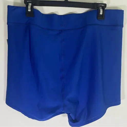 DSG Blue Compression Mid Rise Spandex Shorts Size 2X NWT