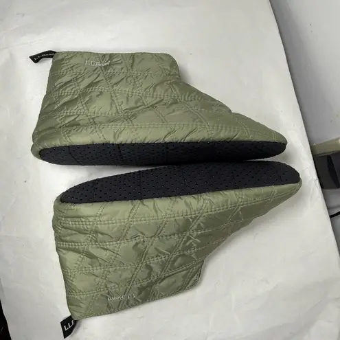 LL Bean Quilted Ankle Bootie Slippers Unisex Size Small W 7.5
