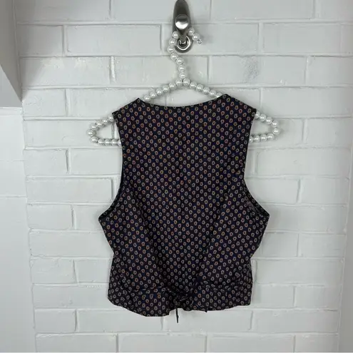 Vintage The Branch Div. Of Joshua Tree 70s Patterned Vest Sleeveless Top Purple Size XS