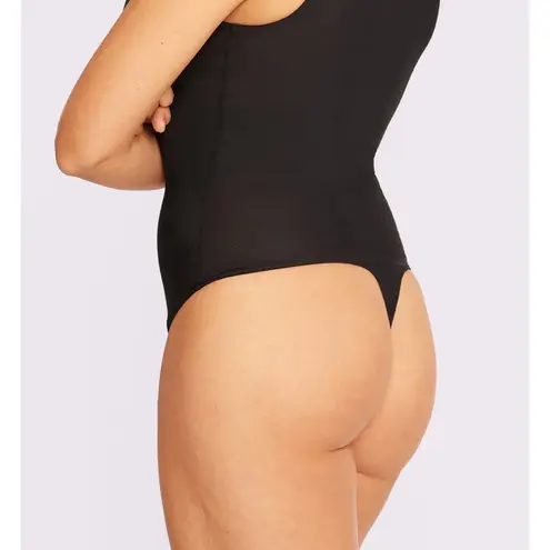 Parade Silky Mesh Luxe Sleeveless Bodysuit in Brown Size Large