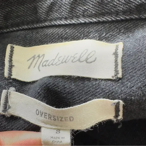 Madewell  The Oversized Jean Jacket in Lunar Wash capsule minimalist S