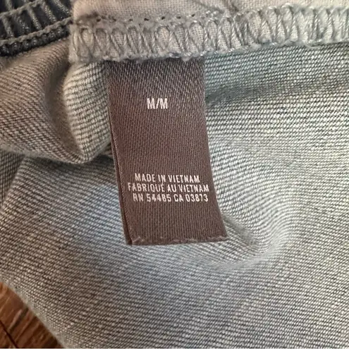 Aerie  Lightwash Pull On Frayed Hem Distressed Shorts