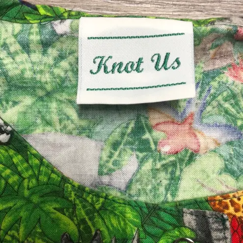Jungle Print Scrub Top size XS