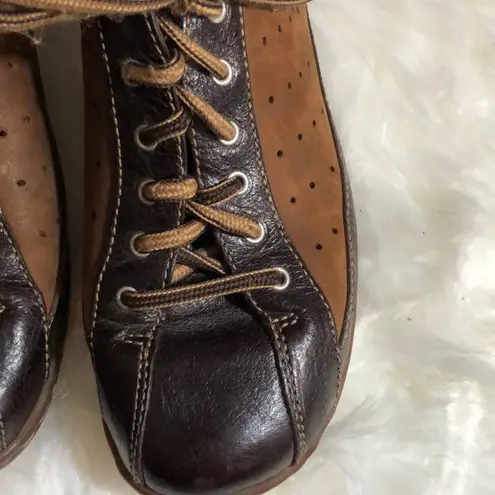 Born Hawkeye Brown Leather Lace Up Sneakers 7.5 Size undefined