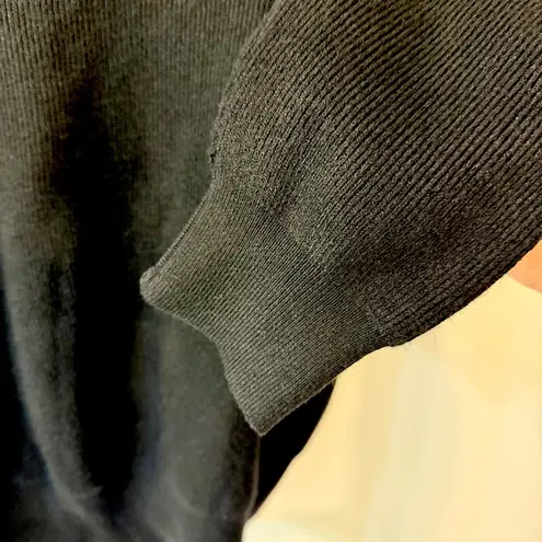 Line and Dot Favorite Off Shoulder Ribbed Sweater in Black Size Large - Image 7