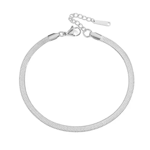 Boutique Silver‎ Anklet, Ankle Snake Chain Anklet | 925 Sterling Silver