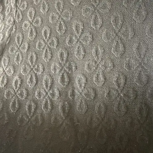 Torn By Ronny Kobo Black Peplum Knit Monochrome Black Blouse Size Large