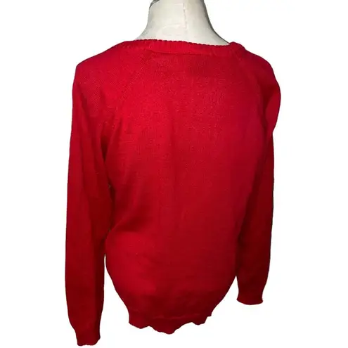 Well Worn Holiday Sweater Merry Elfin' Christmas Pullover Sweater with Bells XL