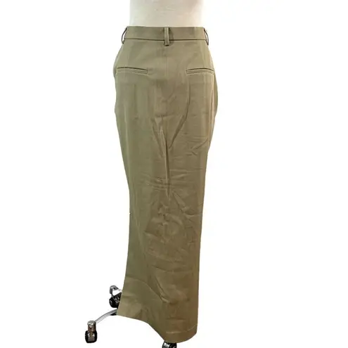 NANUSHKA Edena Skirt in Pebble Large New Womens Long Maxi Chinos Khaki Tan