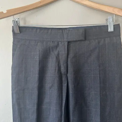 Stella McCartney Plaid Gray Wool Trousers Size 36