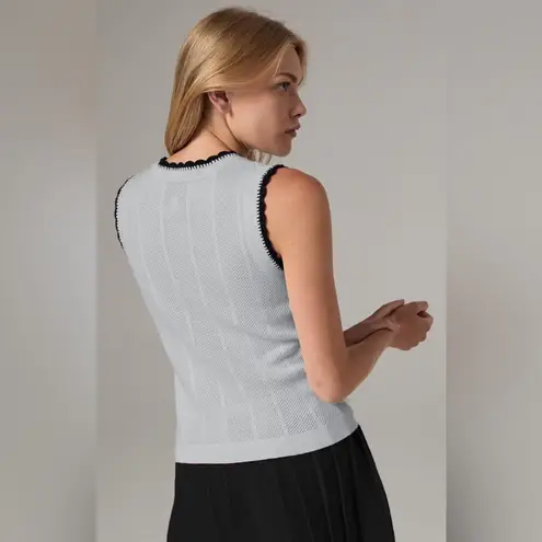 Alp N Rock Lillian Tank Lightweight Knit Sleeveless Soft Cotton Silver Size L Gray Size L