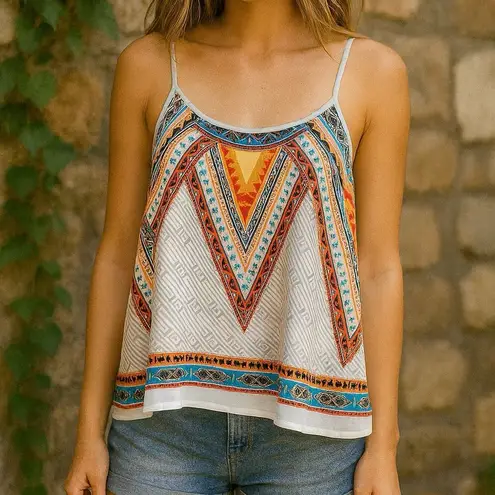 Jealous Tomato Tribal Print Cami Top Size S