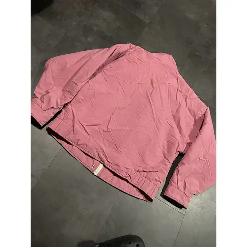 Woolrich Vintage Jacket Womens Size L Pink Quilted Puffer Coat Zip Snap -200