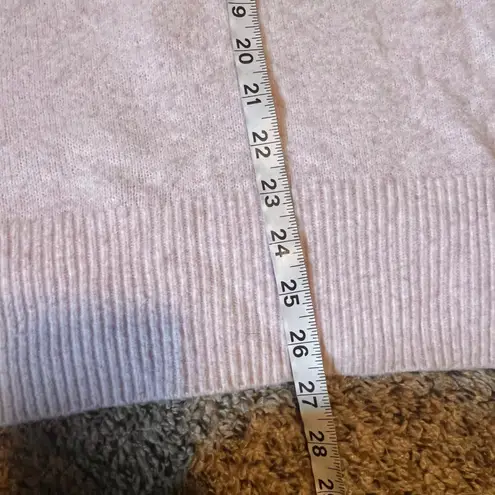 Aerie  Women's Pink Speckled Mock Neck Long Sleeve Sweater Size S