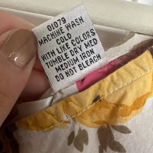 Newport News Vintage Cotton Floral Cottagecore Fit & Flare Dress, Women’s 6, EUC