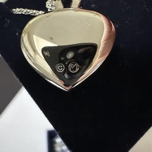 Swavorski Swarovski (Swan Signed) Purple Crystal Silver Tone Necklace With Original Box