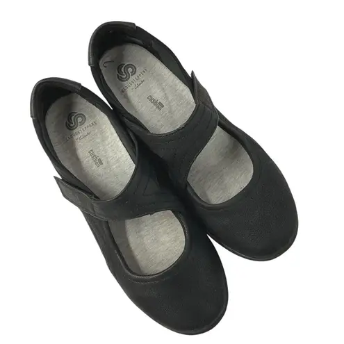 Cloudsteppers by Clarks Mary Jane Comfort Shoes Cushioned Black Size US 9 UK 6.5