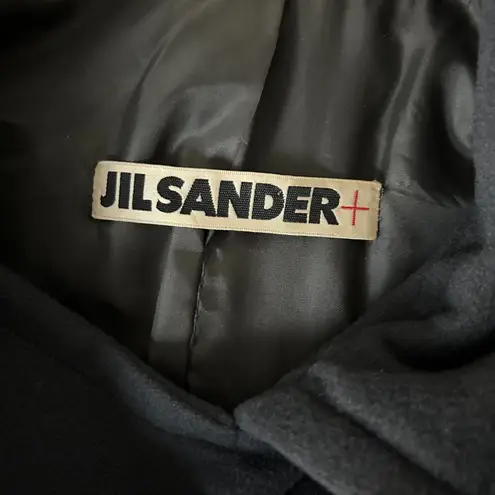 Jil Sander 100% Cashmere Oversized Long Coat in Charcoal Gray Size 36 DE 6 US