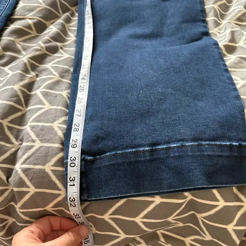 Judy Blue High Rise Dark Wash Wide Leg Jeans Size 9 / 29 Style# JB82471DK