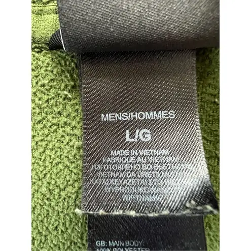 The North Face  Green Lightweight Fleecy Quarter Zip Pullover Men's Large