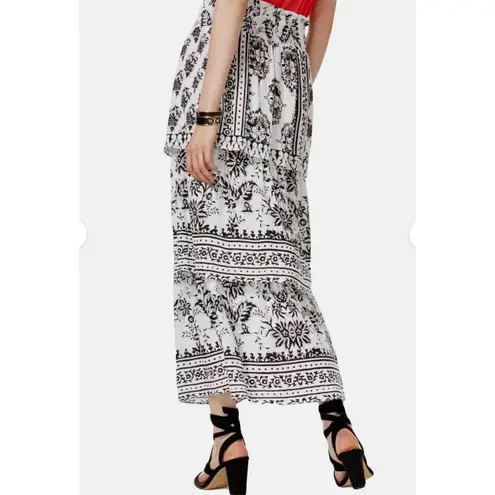 INC INTERNATIONAL CONCEPTS Women's Tiered Skirt Size Medium White