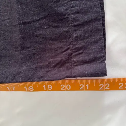 Babaton The Group Navy Linen Blend Wide Leg Pant Elastic Waist Pocket Size XS