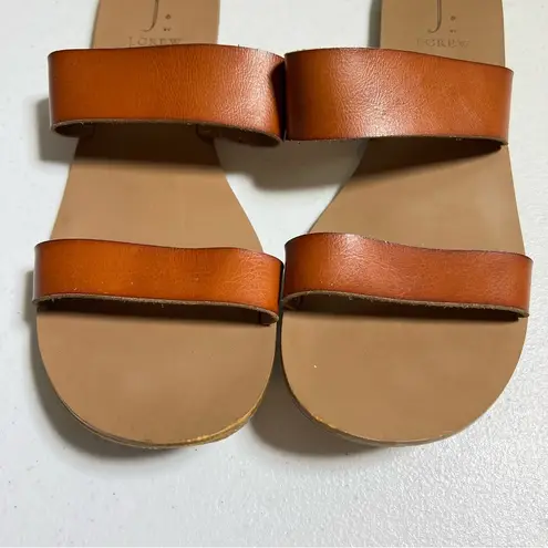 J.Crew  Factory Tan Easy Summer Slide Boardwalk Sandals