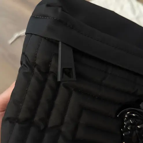Versace  nylon medusa belt bag in black
