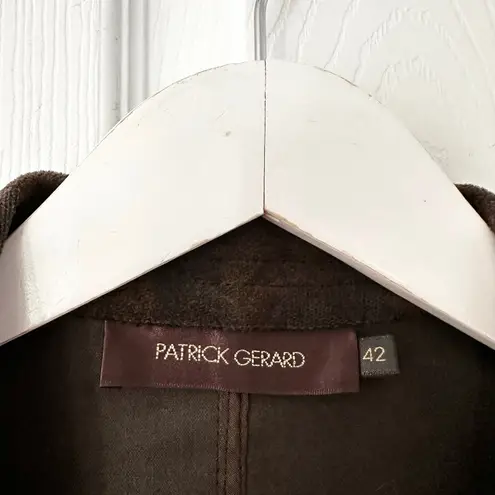 Patrick Gerard Brown Dark Academia Equestrian Baroque Paisley Floral Blazer 42 Size M