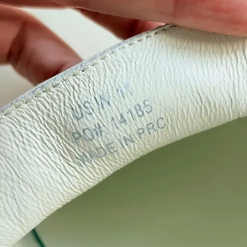 Quince NWOB Italian White Leather Lug Sole Loafers Women's 11 Slip On Trendy