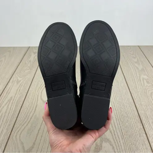 Sun + Stone Women's Cadee Ankle Booties 6.5 Black Faux Leather $50