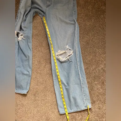 MOTHER Denim SNACKS! The Fun Dip Puddle Jean in Lost of Nibbles Size 28 Waist Blue