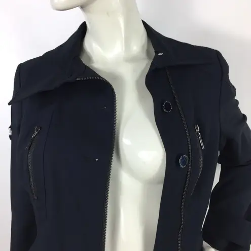 Guess by Marciano  Asymmetrical Jacket Navy Size 6