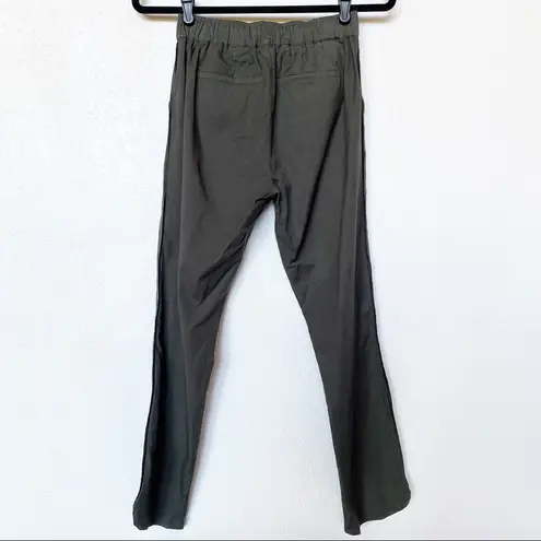 Ecru Pull On Olive Skinny Leg Pants Size Small