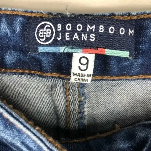 Boom Boom Jeans Distressed High Waisted Skinny Jeans