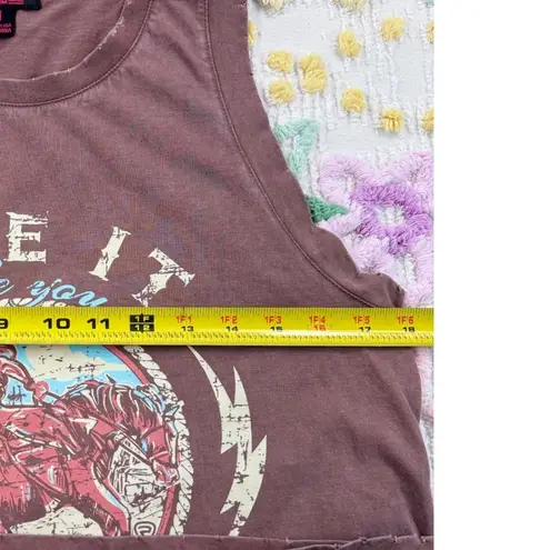 Rock & Roll Denim Ride It Like You Stole It Graphic Tank Top