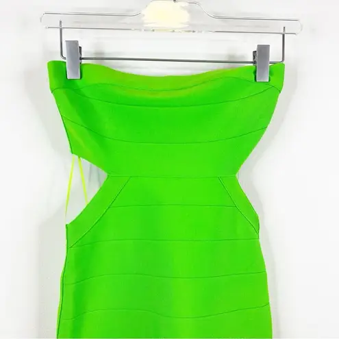 Susana Monaco NWT Bandage Tube Strapless Mini Dress XS Green Zing