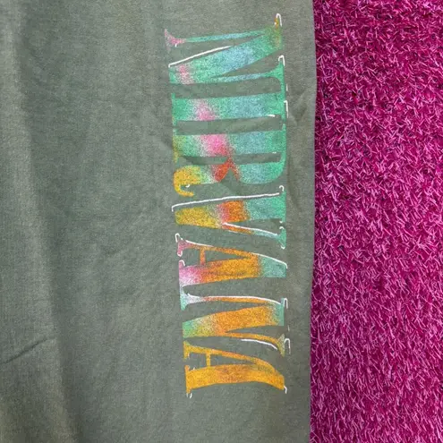 Nirvana Grunge green sweatpants Joggers Size Medium