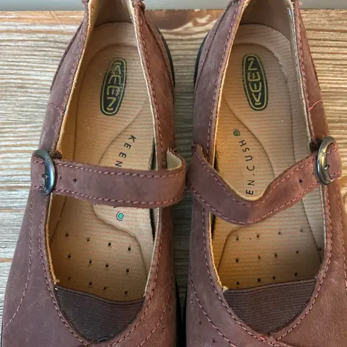Keen MINT Sterling City Mary Jane Shoes Snapper Brown Leather US 7.5